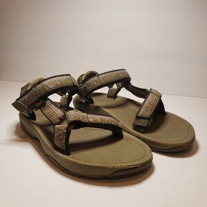 Teva boys/girls Hurrican XLT2 dark tan brown sandals sz 2 little boy